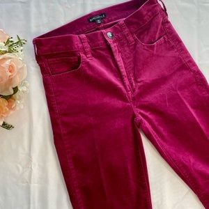J Crew Velour Pink Pants